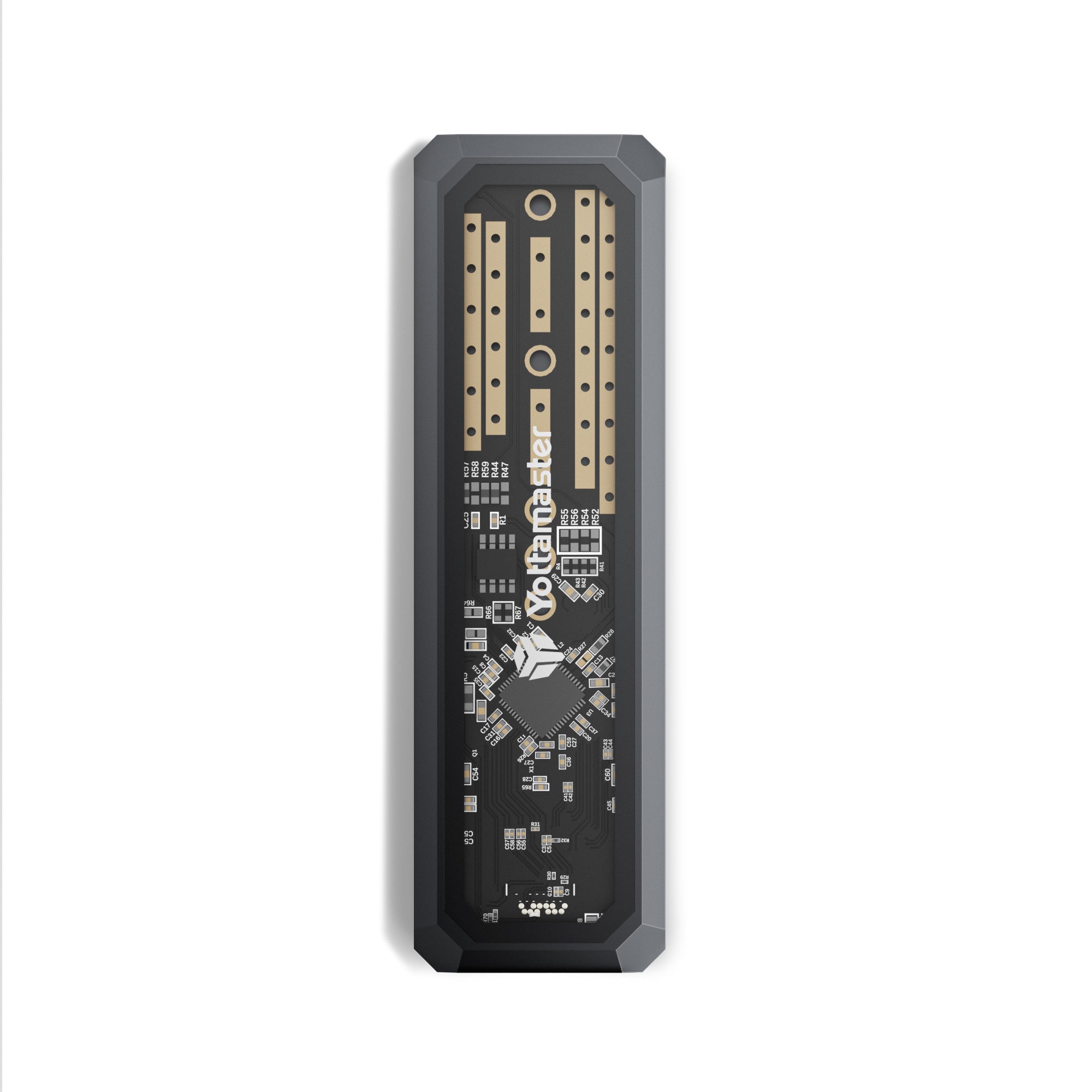 Yottamaster Translucent  Design 10Gps M.2 Nvme SSD Enclosure