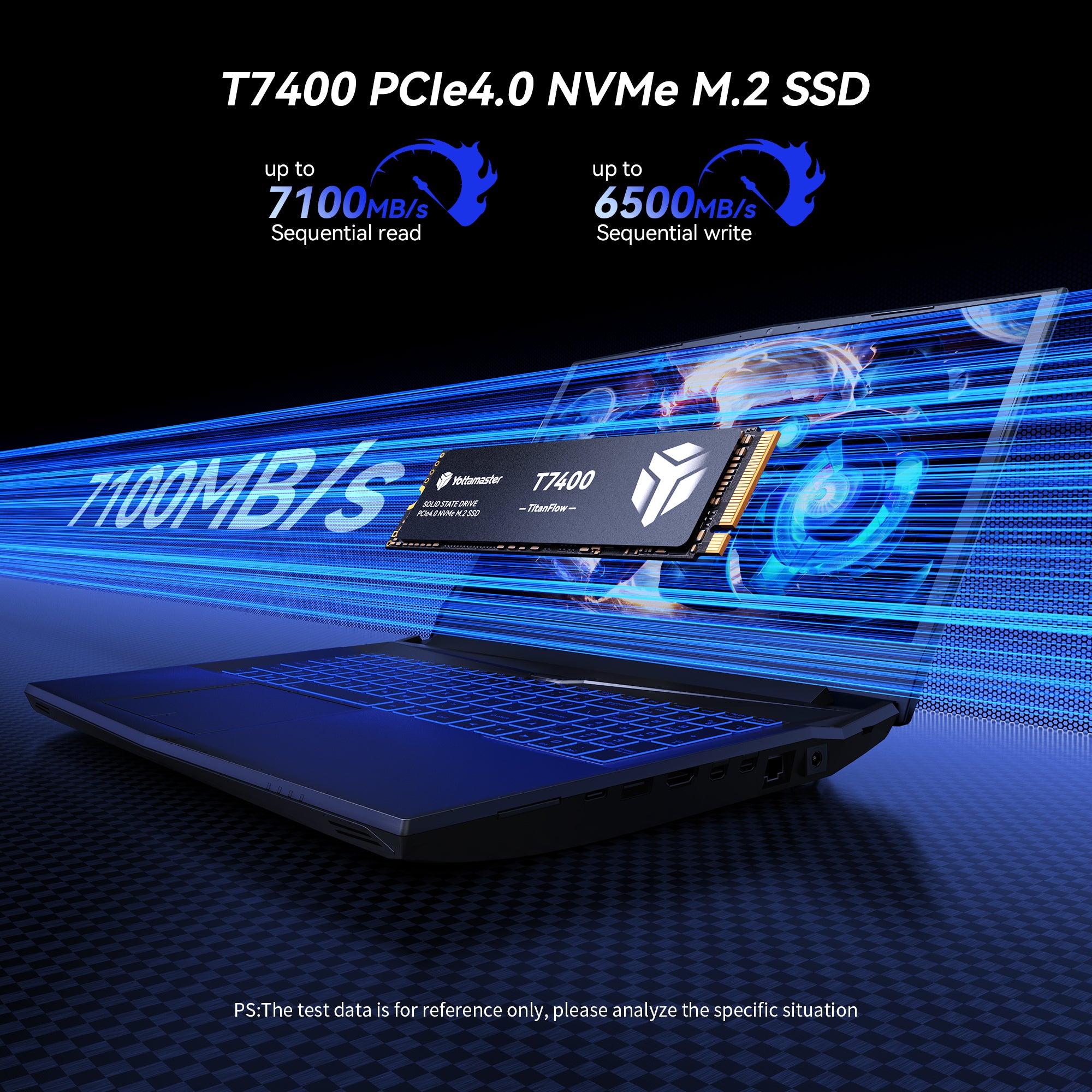 Yottamaster M.2 PCIe Gen4x4 NVME SSD,