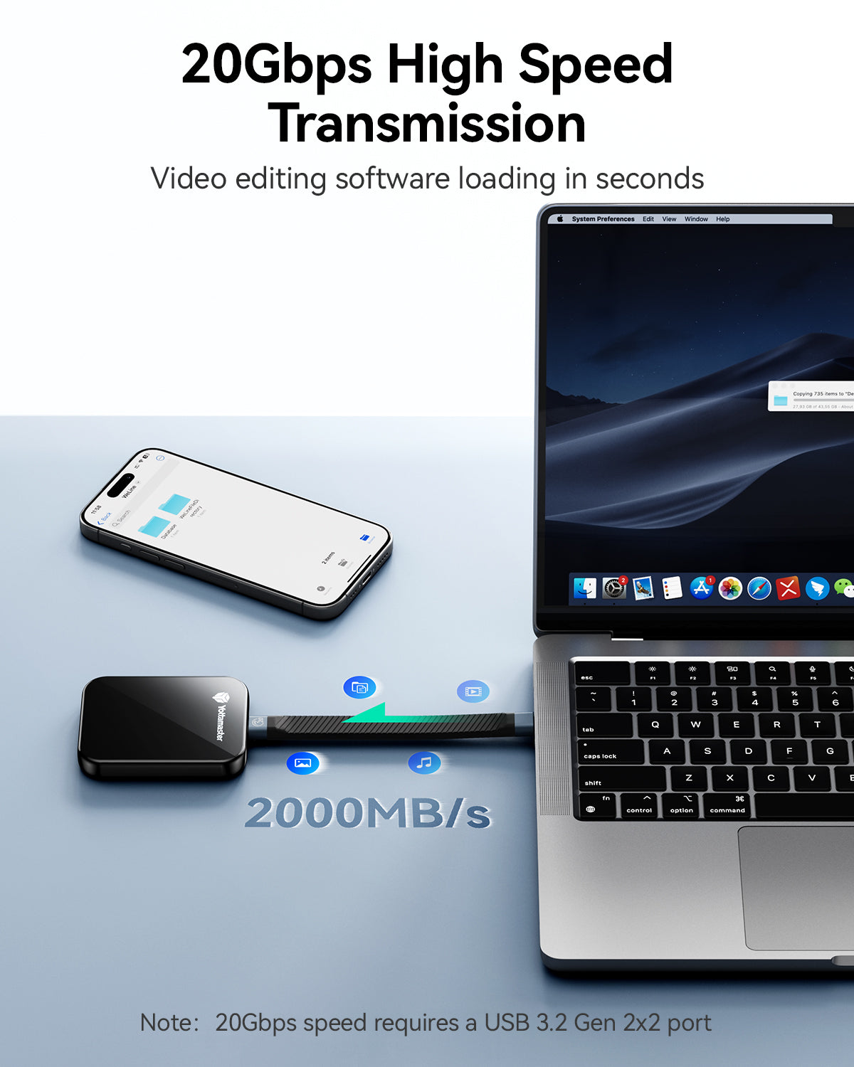 Yottamaster Portable SSD with Magnetic