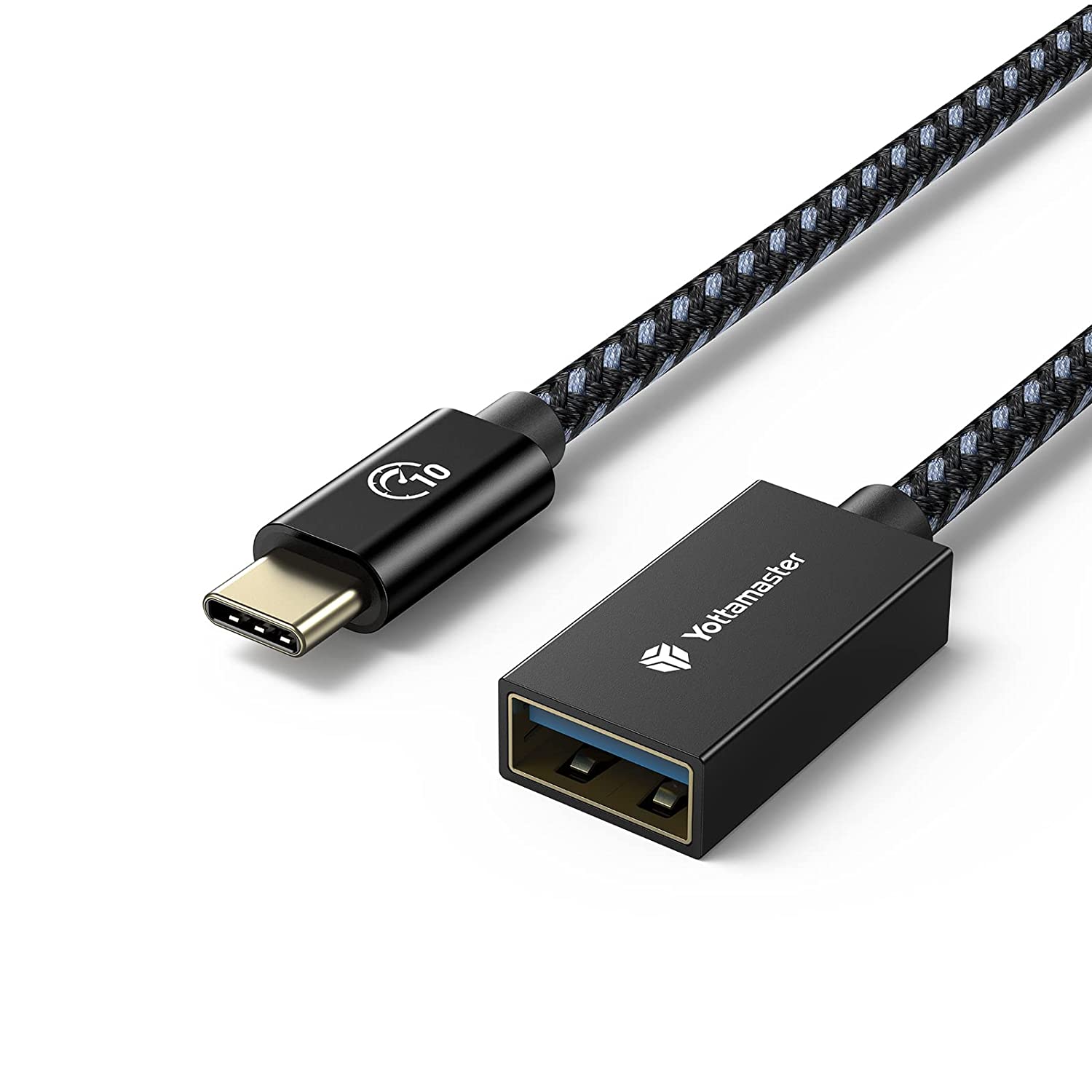 Yottamaster USB3.1 Gen 2 Type C to USB A OTG Cable, 10Gbps