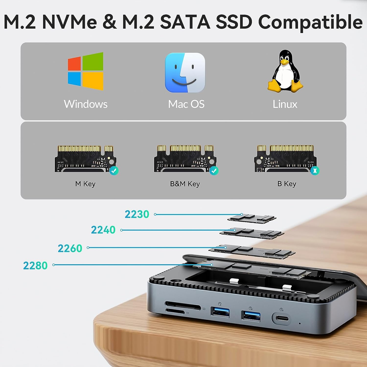 Yottamaster 10-in-1 USB-C Hub with SSD Enclosure