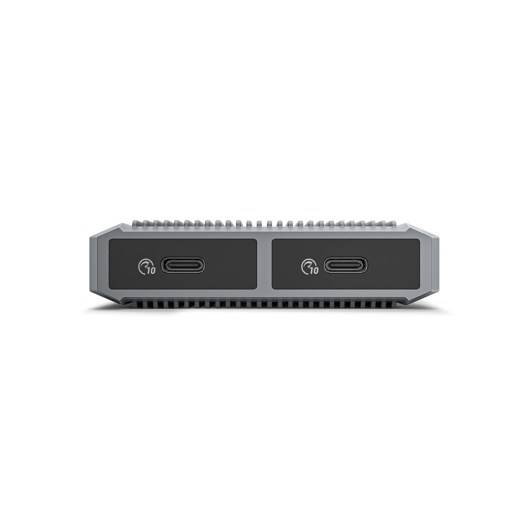 Yottamaster M.2 Nvme Dual Bay USB C SSD Enclosure 10Gps Tool-Free