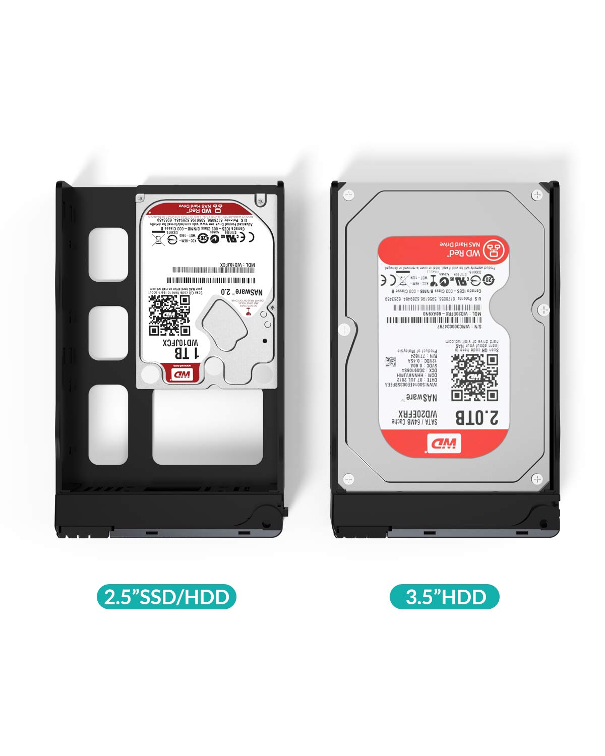Yottamaster Metal Hard Drive Cage 2.5-inch/3.5-inch