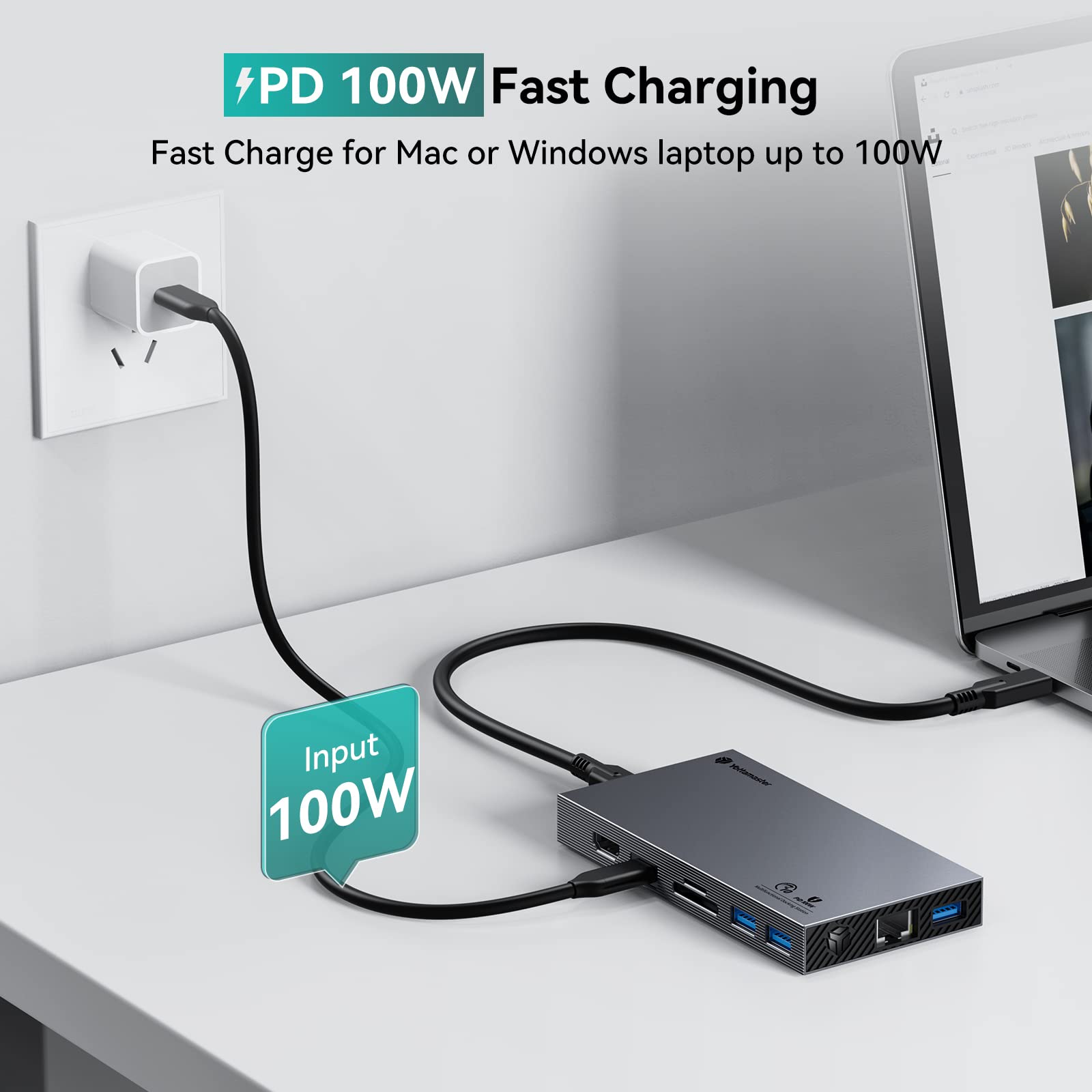 Yottamaster 10 in 1 USB-C Docing Stastion with NVMe Enclosure