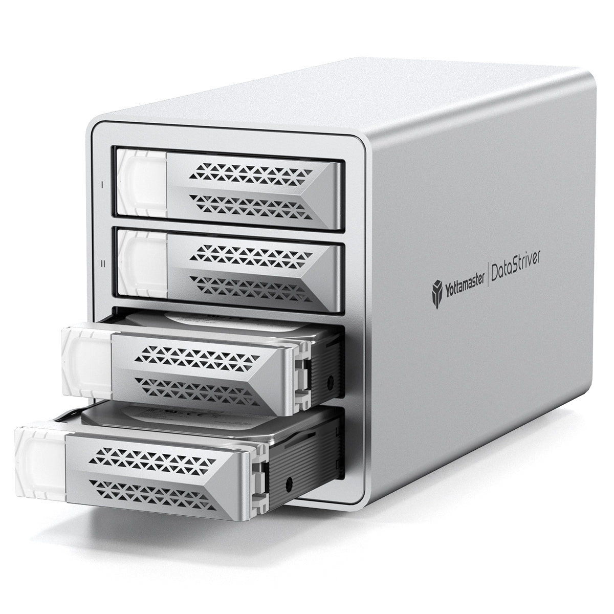 Yottamaster VN400 4-Bay External Hard Drive Enclosure (96TB DAS Storag