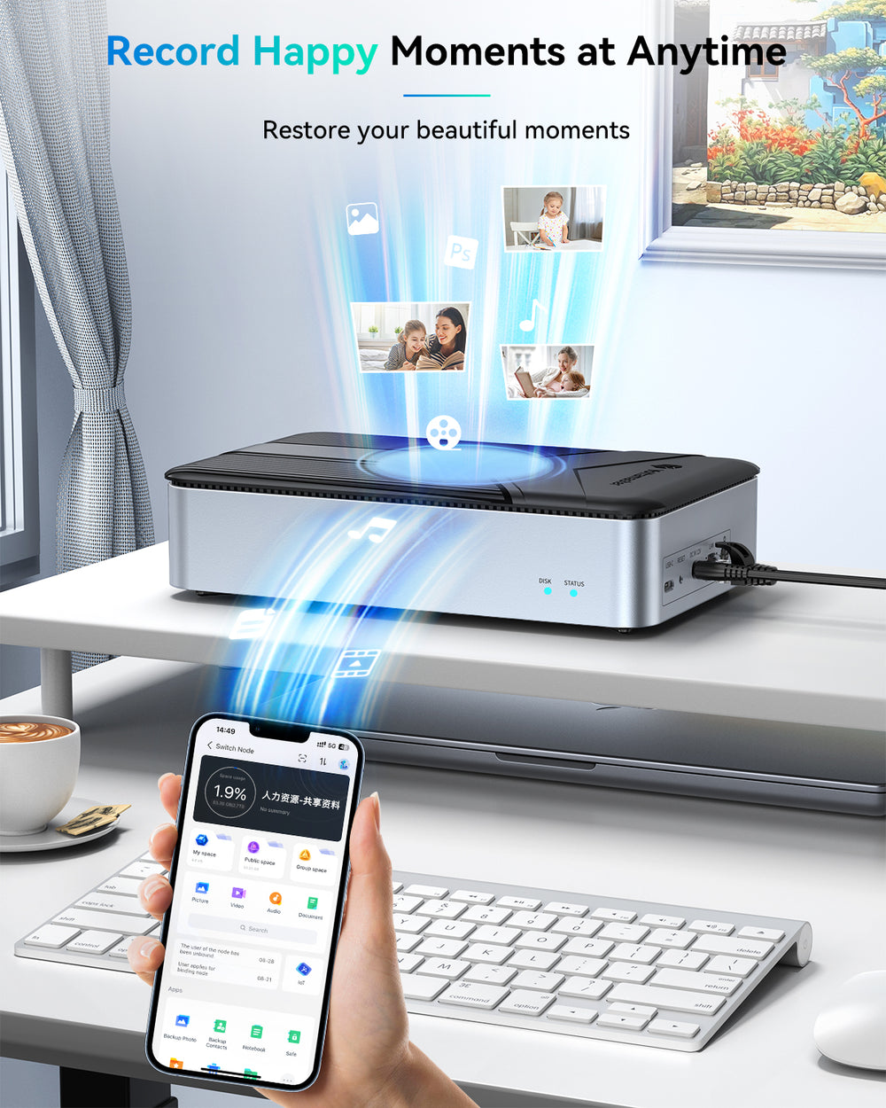 Yottamaster DM2 NAS Enclosure for 3.5