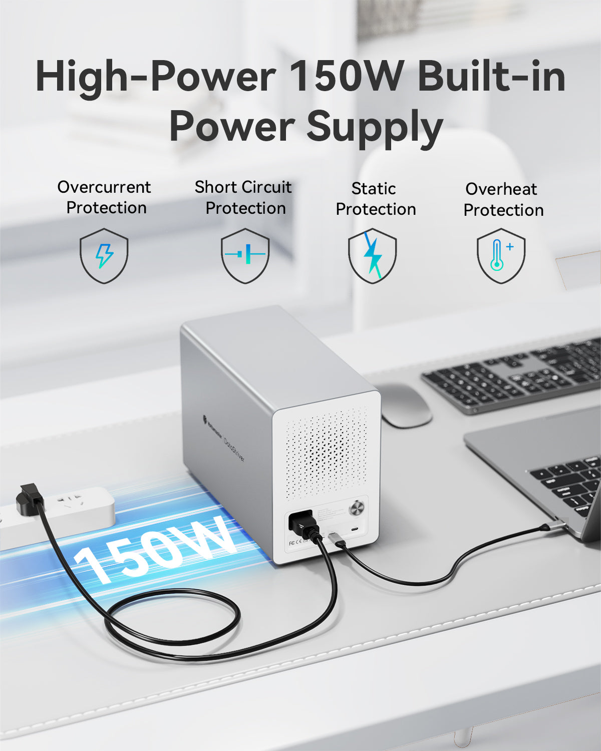 Yottamaster Datastriver 5 Bay External Hard Drive Enclosure