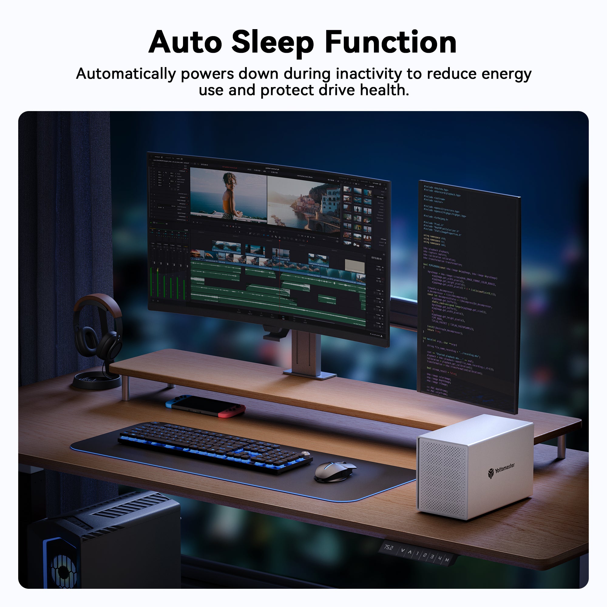 Yottamaster Y-Pioneer 5 Bay External Hard Drive Enclosure